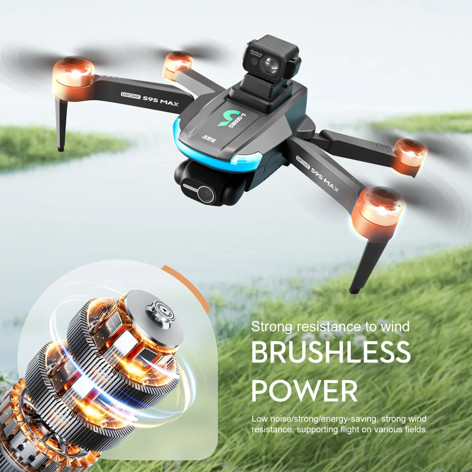 NEW S9S MAX MINI Drone 4K 2-Ax - Drone Camera Lens ulasan dan harga