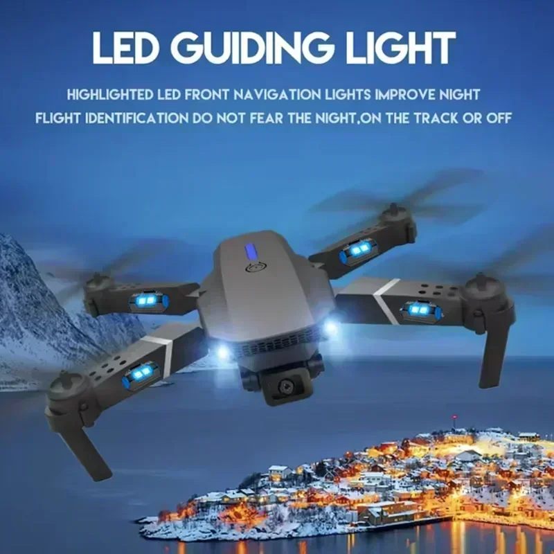 E88 Pro WIFI FPV Drone Wide An - Drone Camera 4K ulasan dan harga