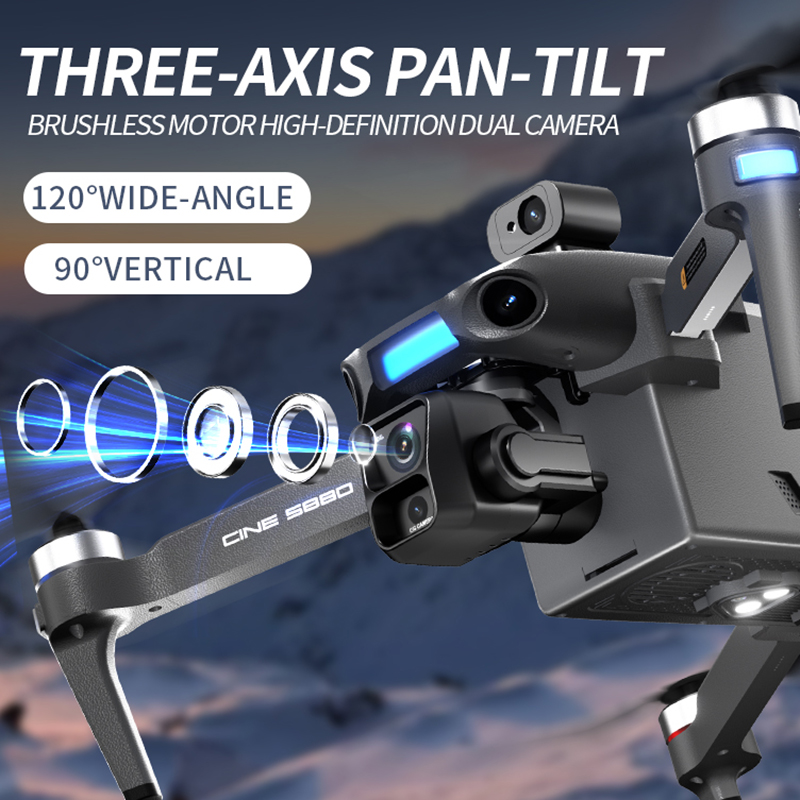 2026 New 8K Dual Camera Drone  - Drone Camera With Gimbal ulasan dan harga