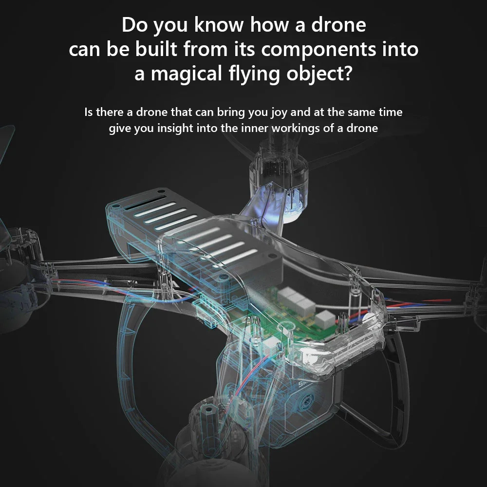 JJRC H108 DIY Teaching Assembl - Drone Camera 4K ulasan dan harga