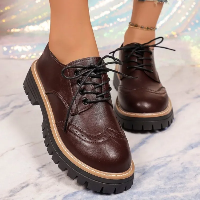 Women Classic Platform Oxford  - Drone Camera Stabilized ulasan dan harga